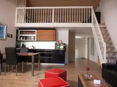 Ein Sitzbereich in der Unterkunft Apartment Lauigrund by Interhome