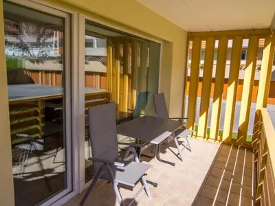 Ein Balkon oder eine Terrasse in der Unterkunft Apartment Whg-44 by Interhome