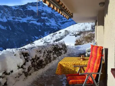 Ein allgemeiner Bergblick oder ein Berglick von der Ferienwohnung aus