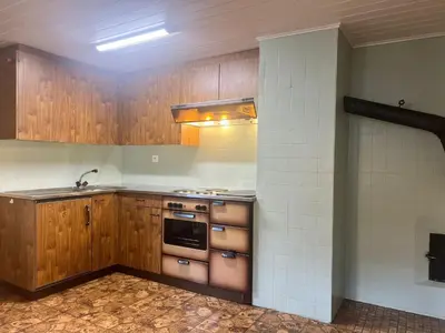 Küche/Küchenzeile in der Unterkunft Apartment Haus Elsenmatte by Interhome