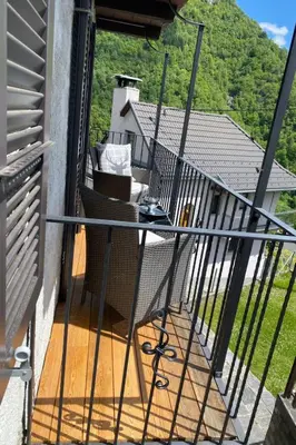 Ein Balkon oder eine Terrasse in der Unterkunft Apartment Ferienwohnung by Interhome