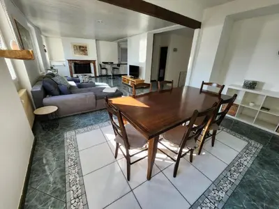 Ein Sitzbereich in der Unterkunft Apartment Haus Antonini by Interhome