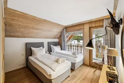 Ein Bett oder Betten in einem Zimmer der Unterkunft Starlight by Mrs Miggins