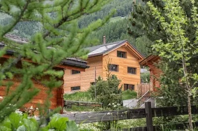 Naturlandschaft in der Nähe des Chalets