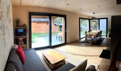 Ein Sitzbereich in der Unterkunft comfort, authenticity and mountain views