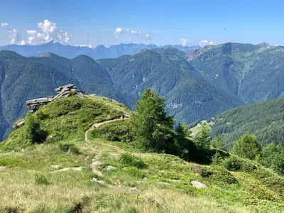 Naturlandschaft in der Nähe des Ferienhauses