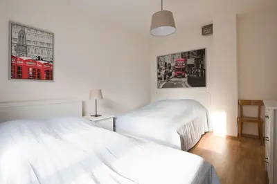 Ein Bett oder Betten in einem Zimmer der Unterkunft Casa Onsernone in Comologno