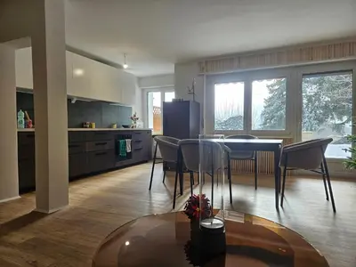 Küche/Küchenzeile in der Unterkunft Appartement La Petite Ourse