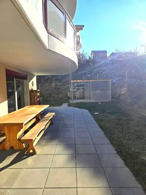 Das Gebäude in dem sich die Ferienwohnung befindet