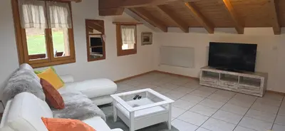 TV/Unterhaltungsangebot in der Unterkunft Wohnung in Reichenbach im Kandertal