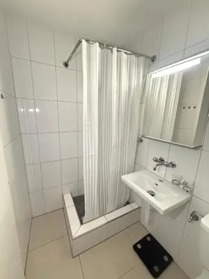 Ein Badezimmer in der Unterkunft Moderne Wohnung mit Bergblick und nahe Thunersee