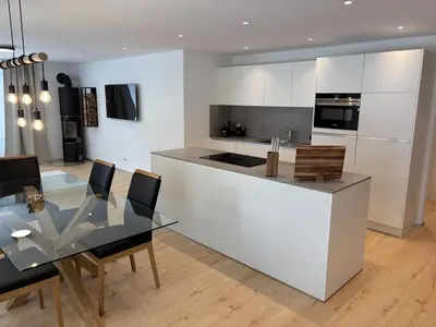 Küche/Küchenzeile in der Unterkunft Apartment Bergzauber Zermatt