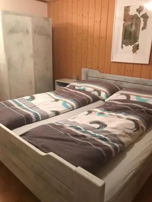 Ein Bett oder Betten in einem Zimmer der Unterkunft Restaurant Felsenburg