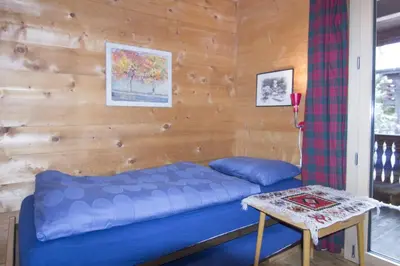 Ein Sitzbereich in der Unterkunft Chalet Cresta di Saas