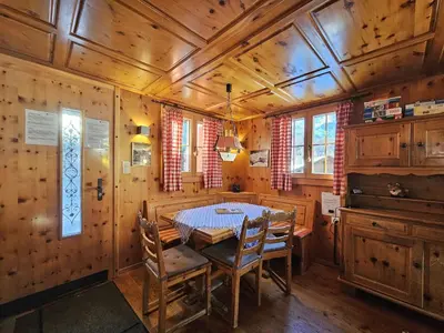 Küche/Küchenzeile in der Unterkunft Chalet Le Camée