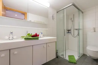 Ein Badezimmer in der Unterkunft Abendstern