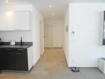 Küche/Küchenzeile in der Unterkunft Brig City Apartment