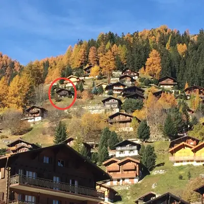 Naturlandschaft in der Nähe des Chalets