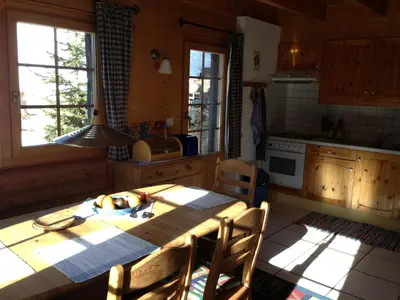 Küche/Küchenzeile in der Unterkunft Chalet Annika