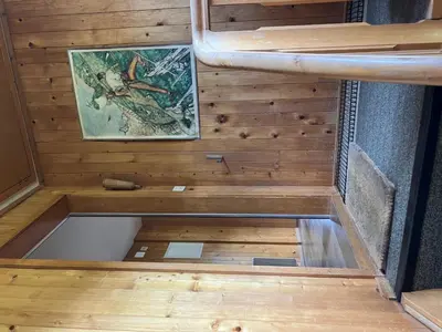 Ein Etagenbett oder Etagenbetten in einem Zimmer der Unterkunft Apartment Gilbachhöckli 2 by Interhome