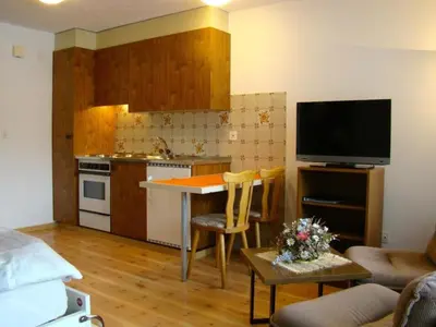 Küche/Küchenzeile in der Unterkunft Apartment Mikado by Interhome