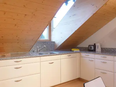 Küche/Küchenzeile in der Unterkunft Apartment Mittaghorn Apt-8 by Interhome