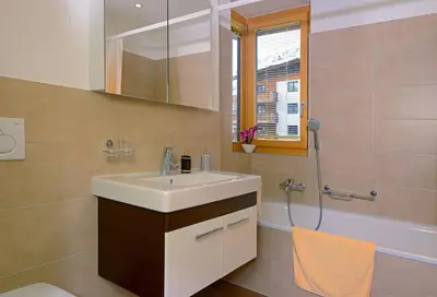 Ein Badezimmer in der Unterkunft Ferienwohnung Haus Achilles