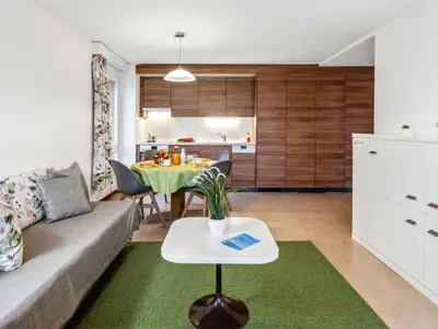Ein Sitzbereich in der Unterkunft Apartment Residence Apt- 15 by Interhome