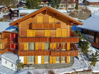 Das Gebäude in dem sich die Ferienwohnung befindet