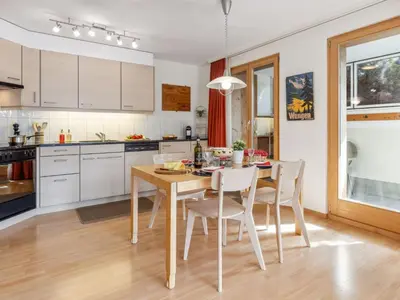 Küche/Küchenzeile in der Unterkunft Apartment Silberhorn Apt- V by Interhome