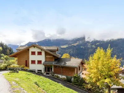 Ein allgemeiner Bergblick oder ein Berglick von der Ferienwohnung aus