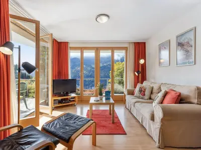 Ein Sitzbereich in der Unterkunft Apartment Silberhorn Apt- V by Interhome