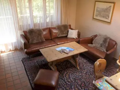 Ein Sitzbereich in der Unterkunft Apartment Vitalis by Interhome