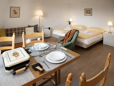 Ein Bett oder Betten in einem Zimmer der Unterkunft Studio Helene Studio Christel by Interhome