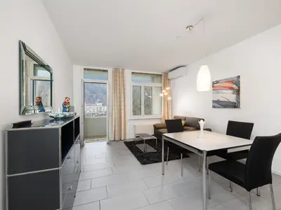Küche/Küchenzeile in der Unterkunft Apartment Victoria View by Interhome