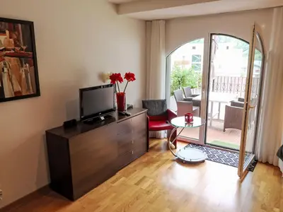 TV/Unterhaltungsangebot in der Unterkunft Studio A01 by Interhome