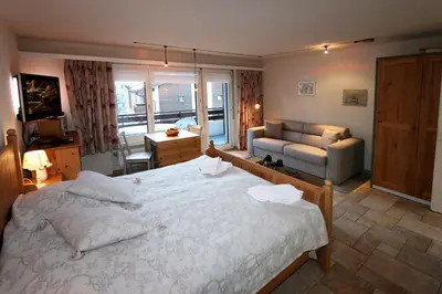 Ein Bett oder Betten in einem Zimmer der Unterkunft Sarazena