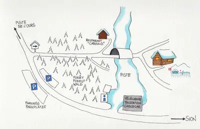 Grundriss der Unterkunft Iglusaq Lodge