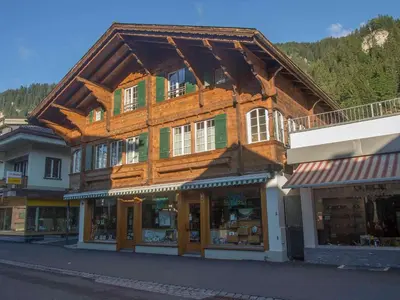 Das Gebäude in dem sich die Ferienwohnung befindet