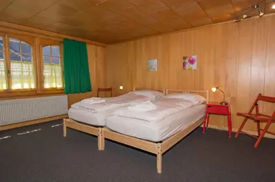 Ein Bett oder Betten in einem Zimmer der Unterkunft Im Zentrum OG