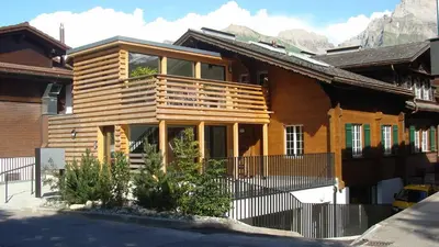 Das Gebäude in dem sich die Ferienwohnung befindet