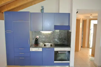Küche/Küchenzeile in der Unterkunft Haus Artemis