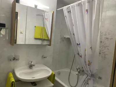 Ein Badezimmer in der Unterkunft Haus Sarah