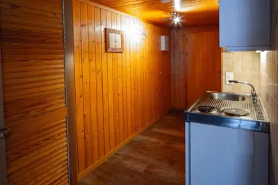 Küche/Küchenzeile in der Unterkunft Hotel Restaurant Simplon