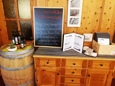 Getränke in der Unterkunft Hotel Restaurant Aletsch