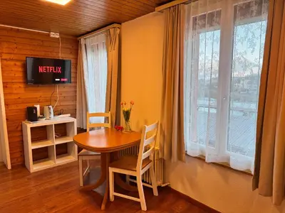 TV/Unterhaltungsangebot in der Unterkunft Downtown Apartments