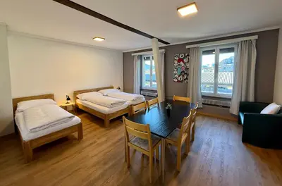 Ein Bett oder Betten in einem Zimmer der Unterkunft Downtown Apartments