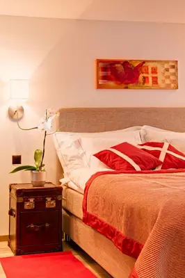 Ein Bett oder Betten in einem Zimmer der Unterkunft Alex Lodge Private Luxury Apartments