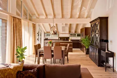 Ein Sitzbereich in der Unterkunft Alex Lodge Private Luxury Apartments