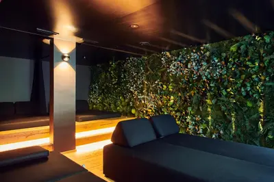 Ein Sitzbereich in der Unterkunft Matthiol Boutique Hotel